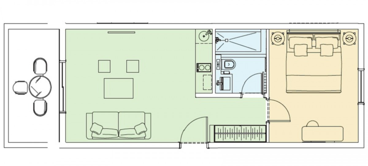Standard One Bedroom Apartment