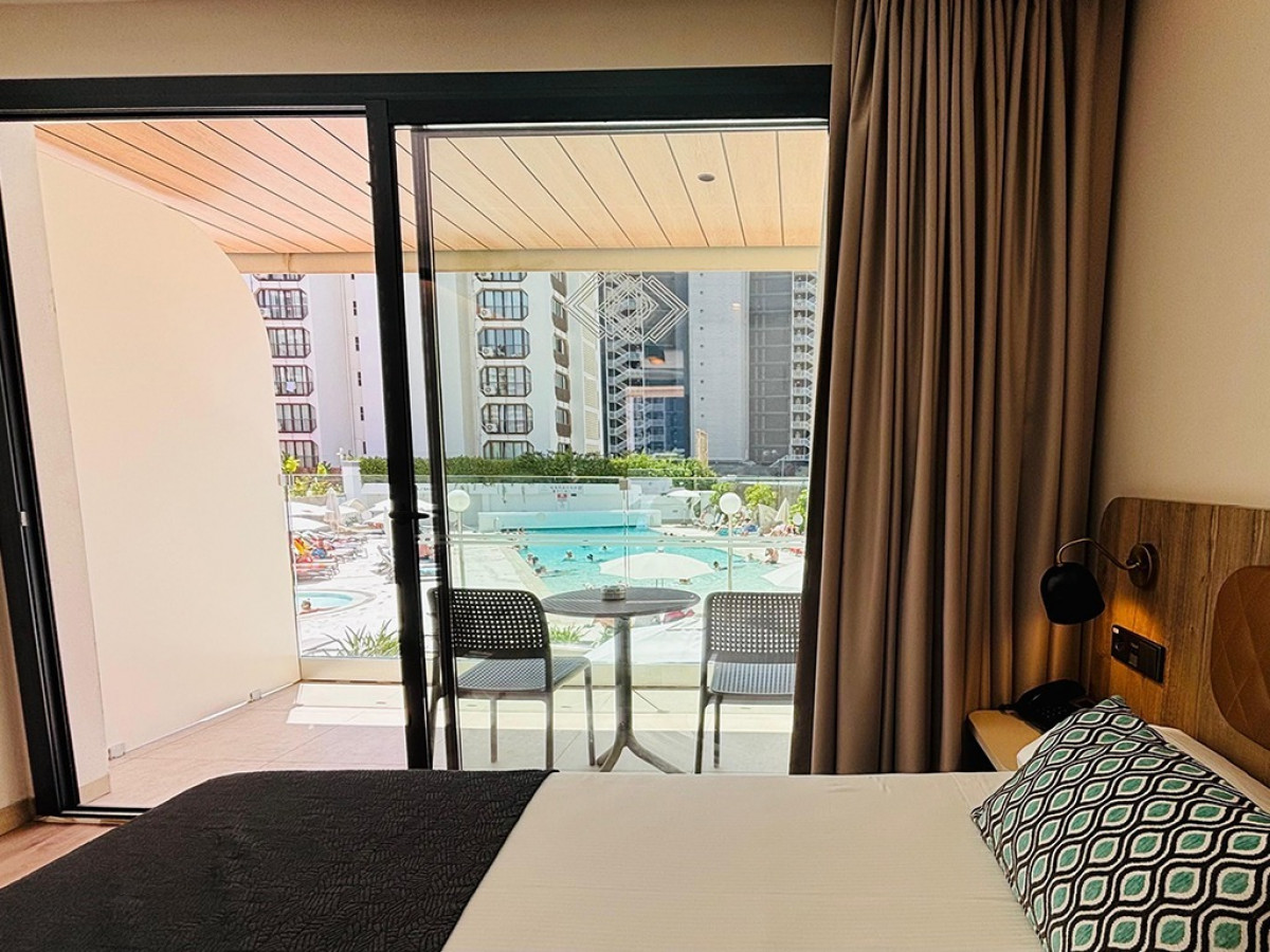 TWIN/ DOUBLE ROOM WITH TERRACE POOL VIEW